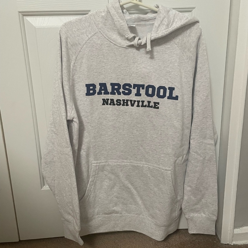 NWOT Barstool Nashville Light Gray Hoodie